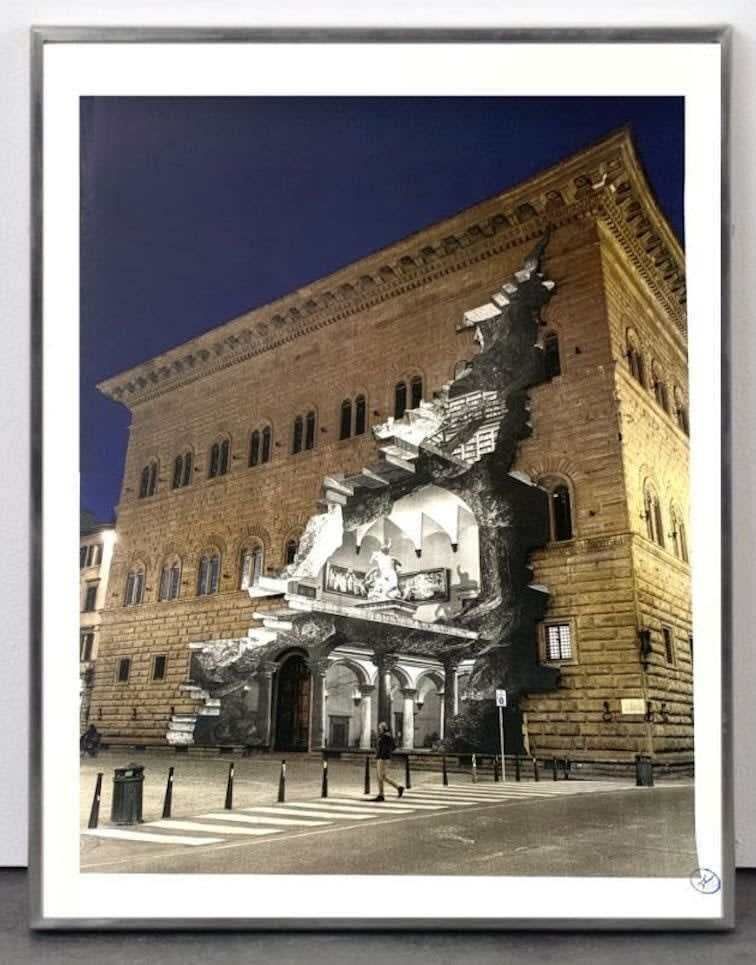 La Ferita, 2021 14 Colors Lithograph Printed On Marinoni Machine On White Paper Bfk Rives   300 Grammes photo furniture