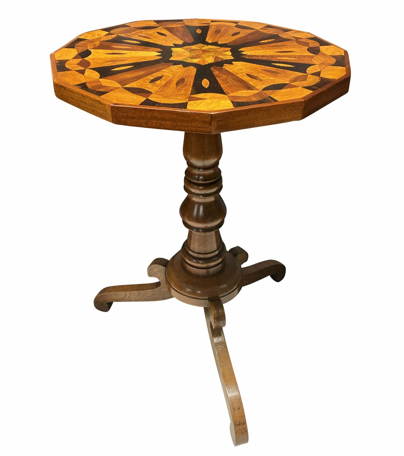 A Fine English XIX Century Specimen Wood Side Table photo furniture