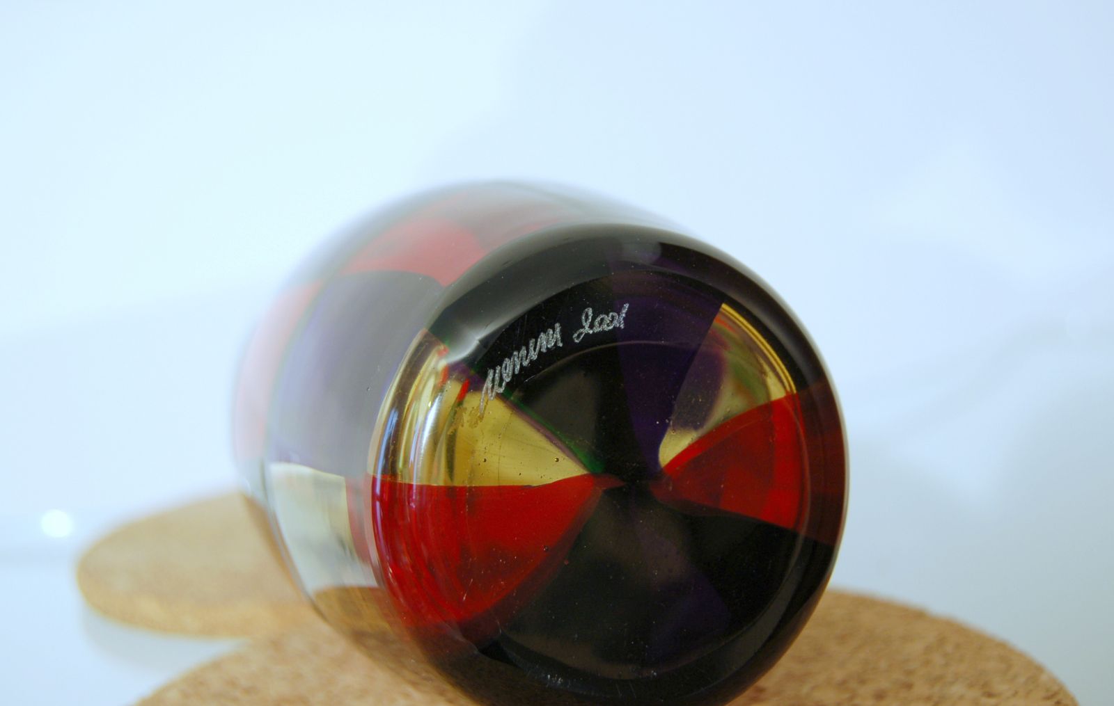 Venini   Vase By Fulvio Bianconi Mod. Pezzato Mod. Parigi photo buy