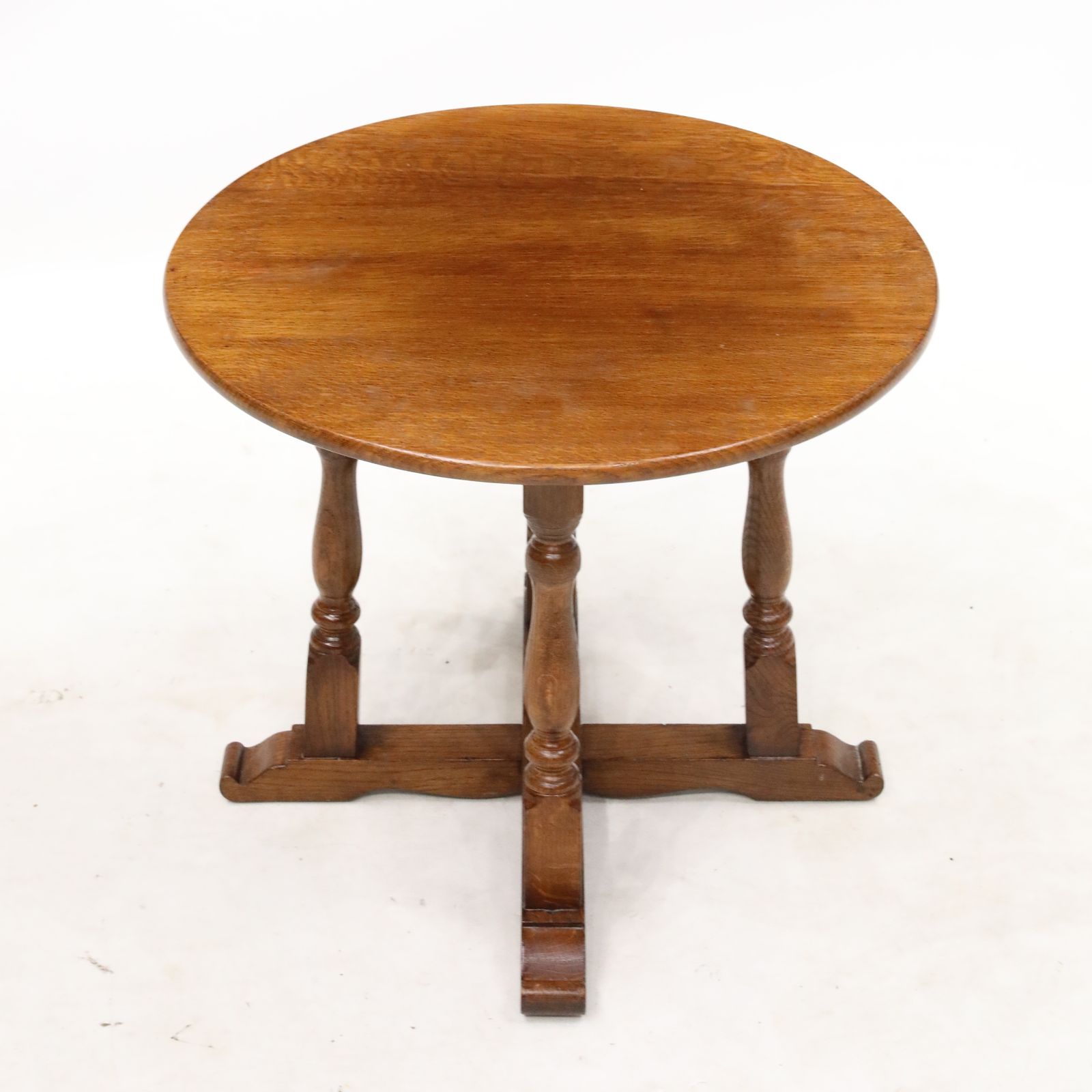 photo buy Old Charm Style Round Side Coffee Table Utility Furniture Stamp