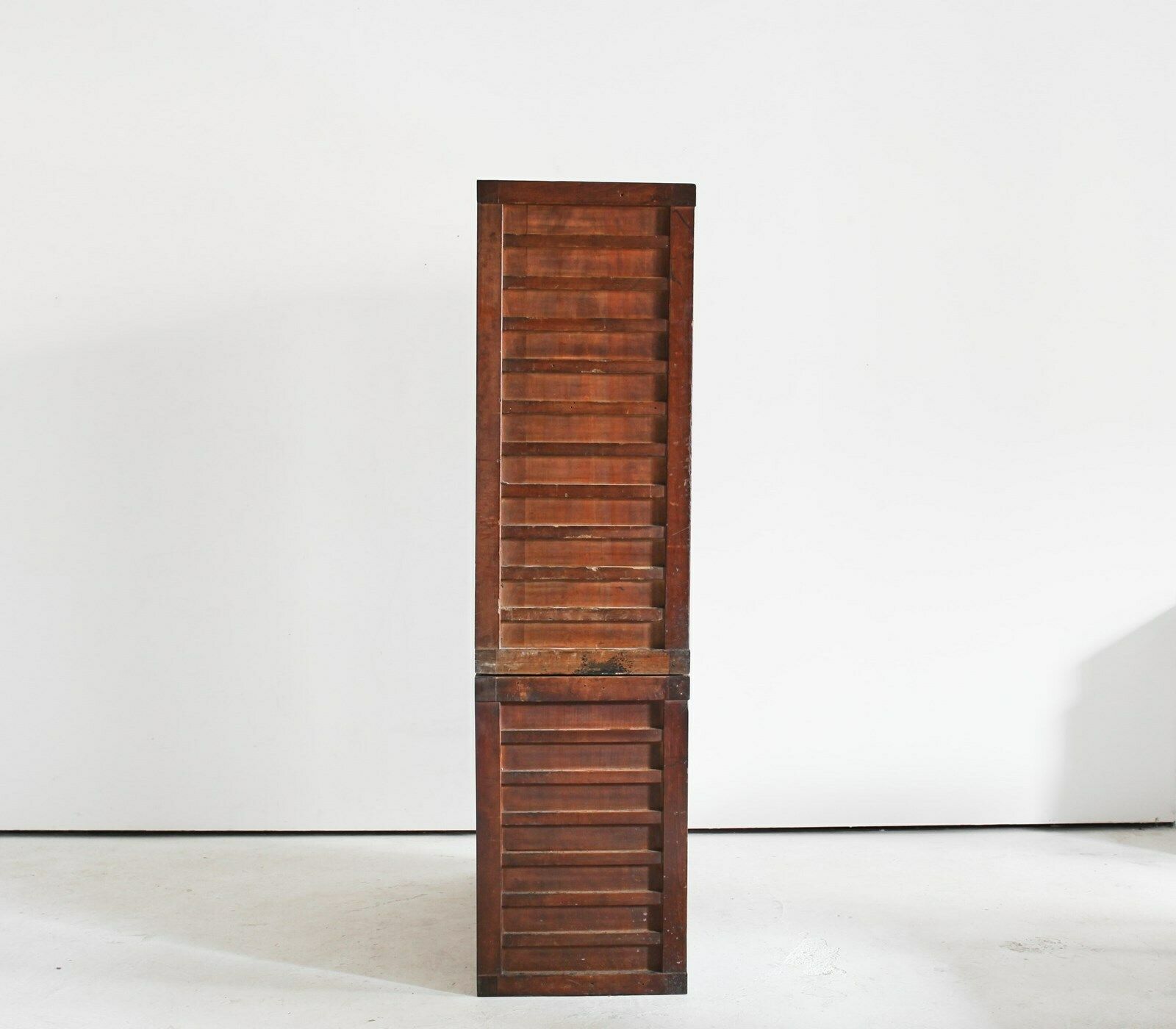 Furniture Large Two Section Late Edo Period Japanese Tansu Cabinet photo