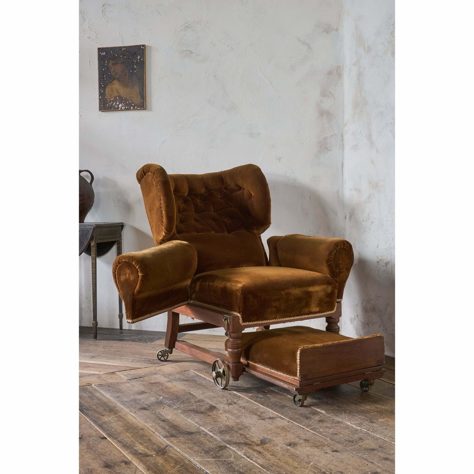 Antique Reclining Armchair By Foot And Son photo 2295.0