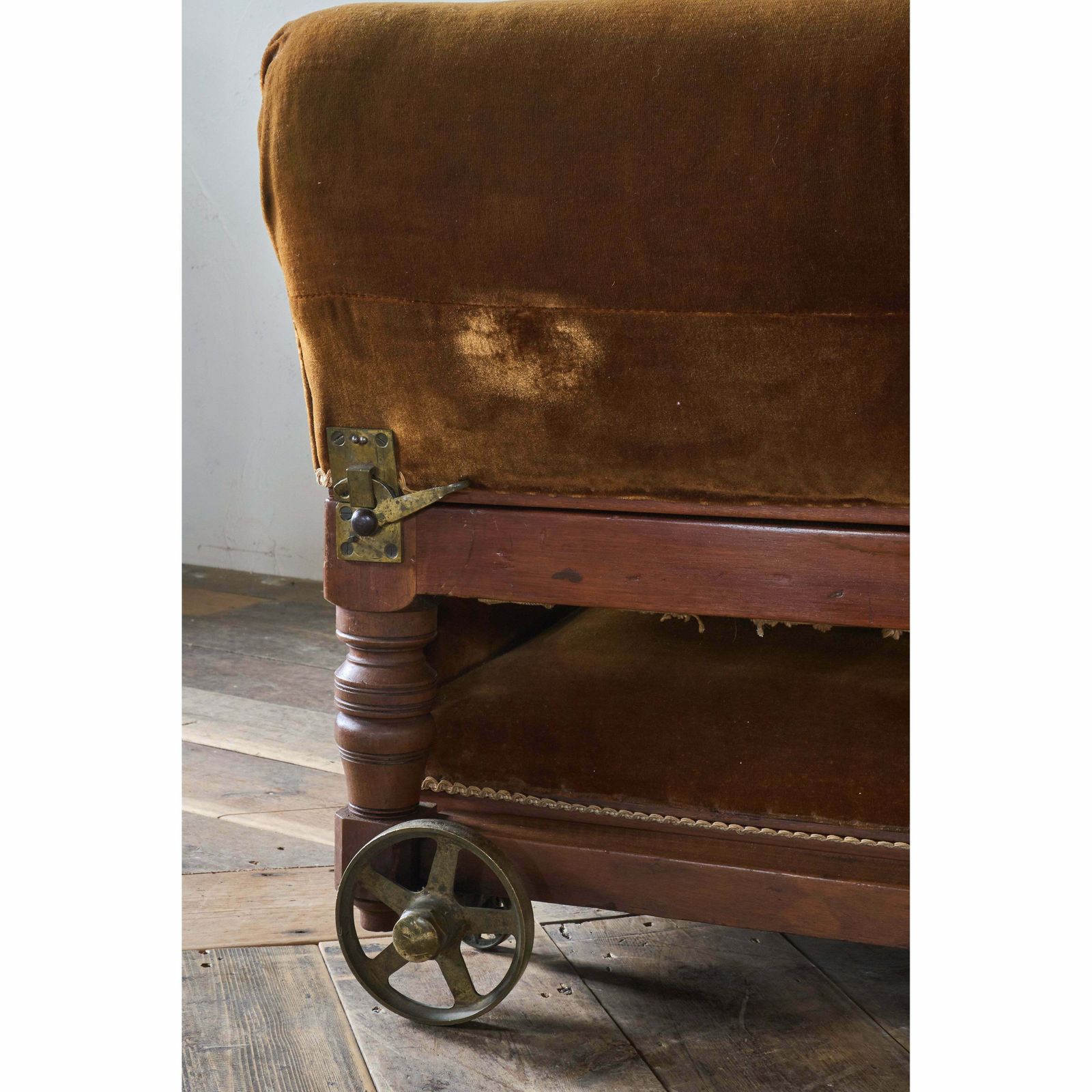 Furniture Antique Reclining Armchair By Foot And Son photo