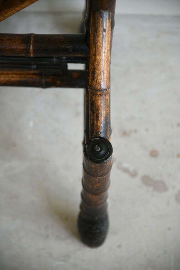 photo furniture Bamboo Gong Stand, 1800s, Antique