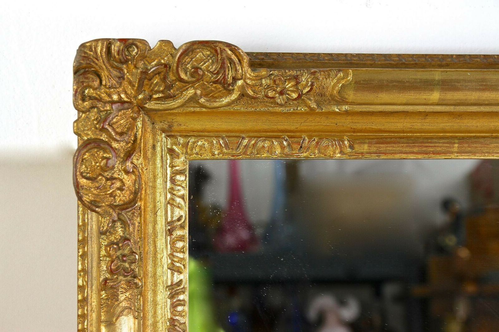 19th Century Gilt Biedermeier Wall Mirror, Handcarved, Austria Circa 1850 photo for sale