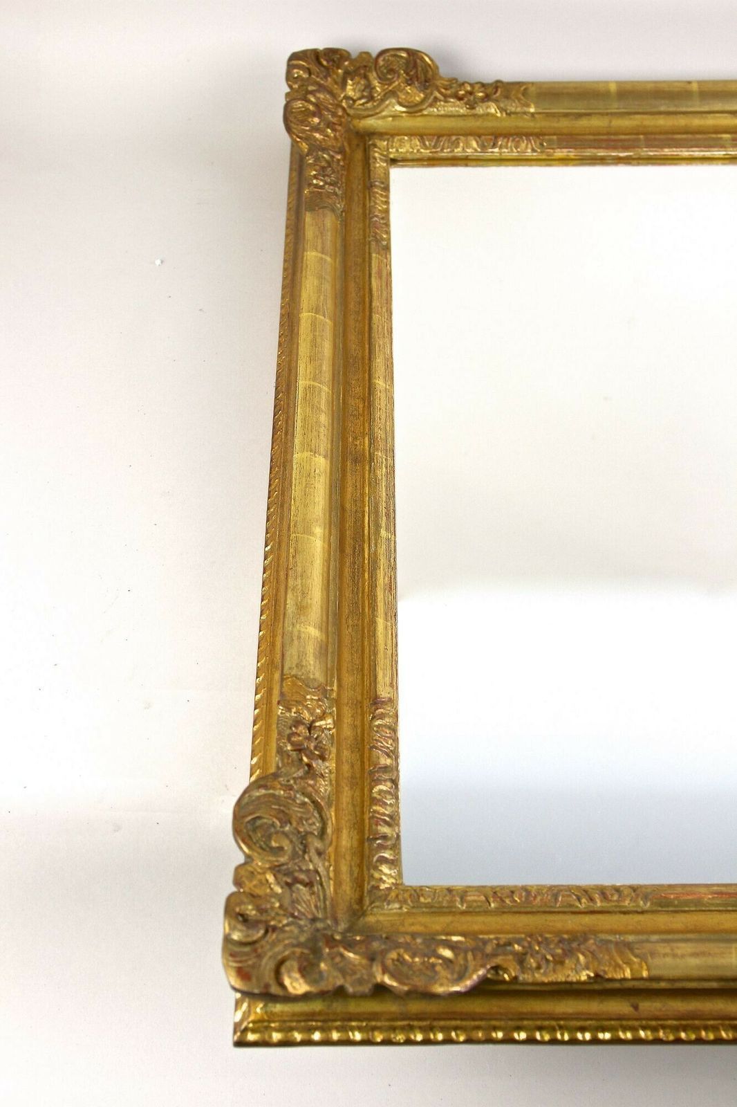 photo vinterior 19th Century Gilt Biedermeier Wall Mirror, Handcarved, Austria Circa 1850