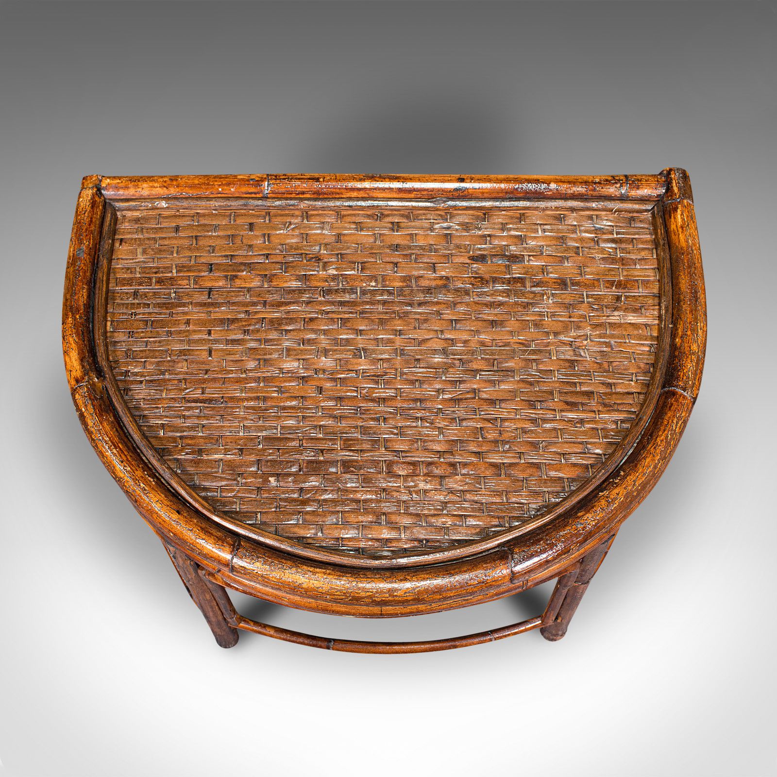Antique Set Of Nesting Tables, Bamboo, Occasional, Side, C.1910 photo vinterior