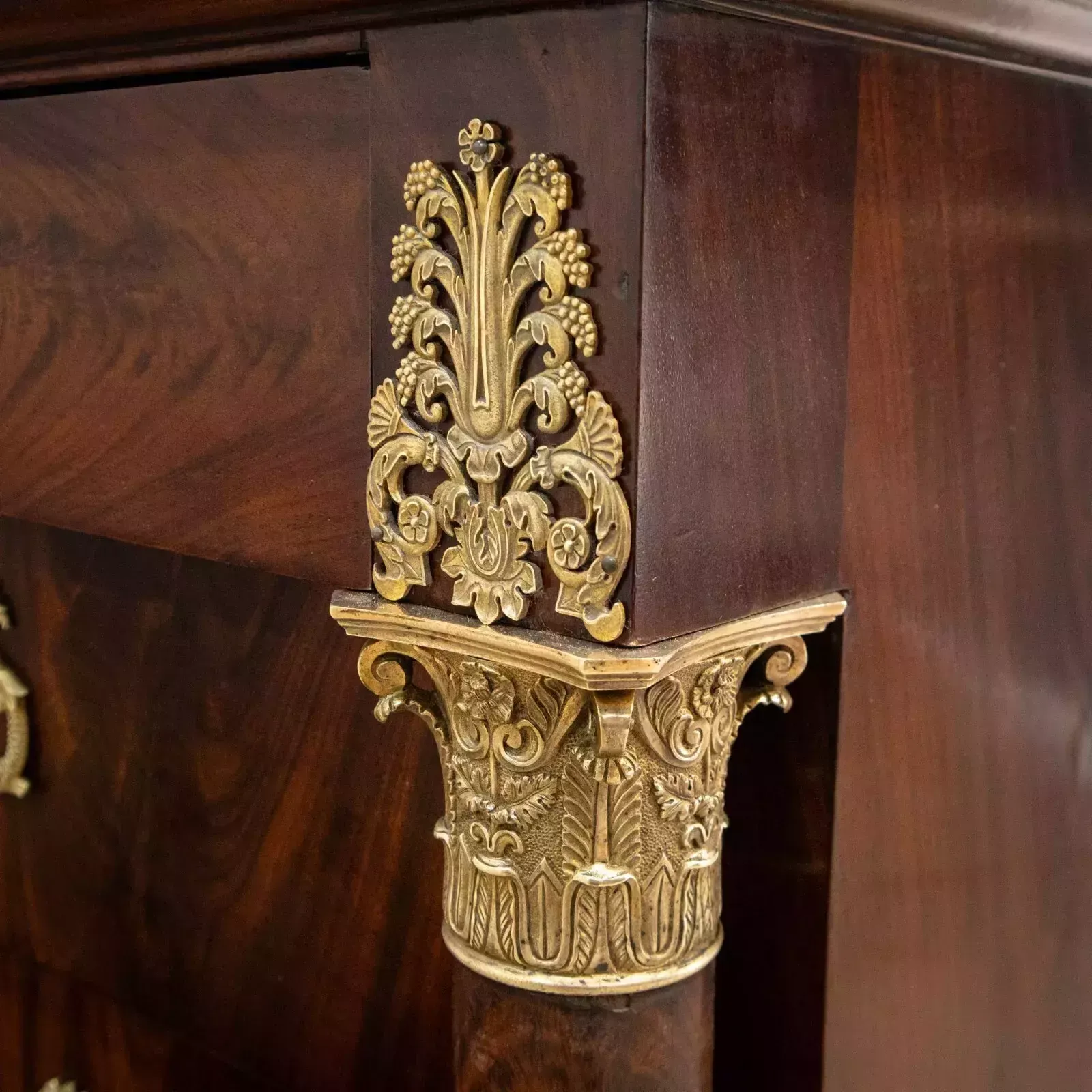 French Mahogany Empire Commode photo Furniture