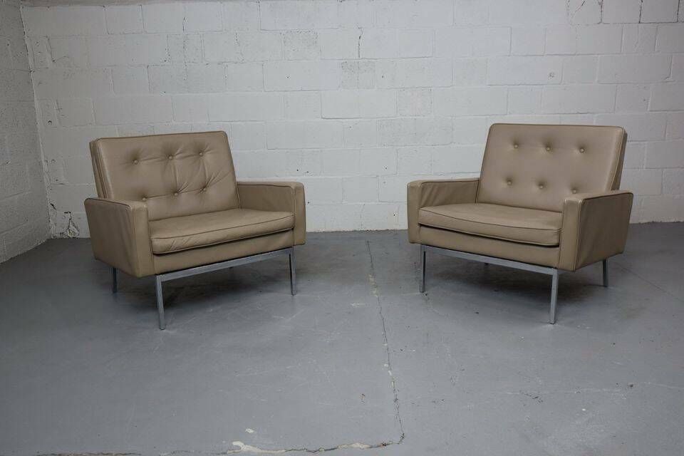 Florence Knoll Lounge Chairs Model 65a For Knoll International. photo furniture