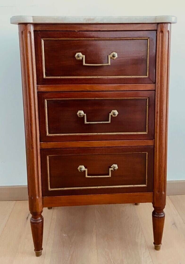 Louis XVI Style Chest Of Drawers In Mahogany 20th Century photo Furniture