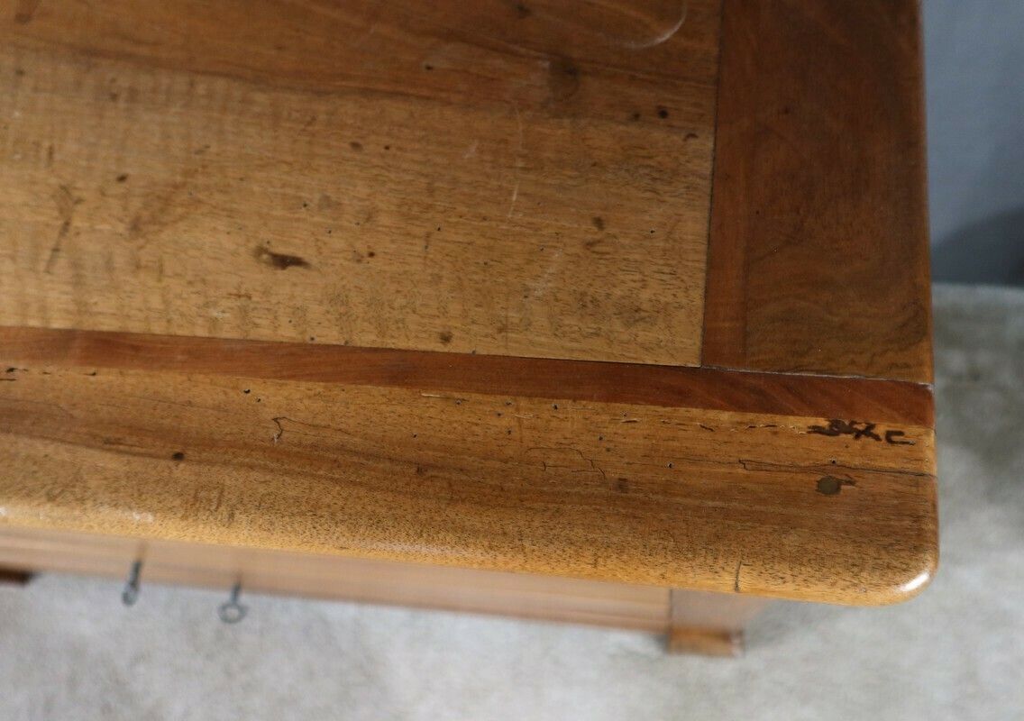 Walnut Commode, Restoration Period – 1st Part 19th photo vintage