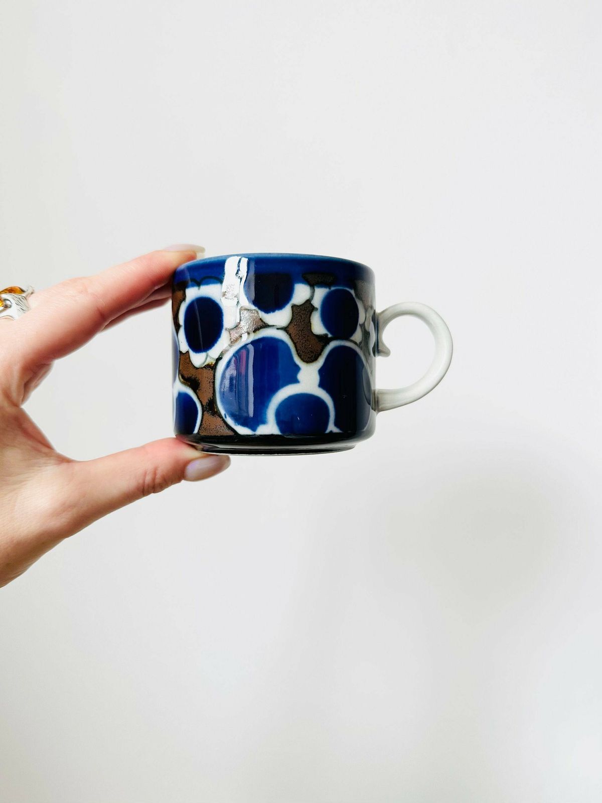 Arabia Finland Saara Pair Of Cup & Saucer, Design By Anja Jaatinen Winquist, Scandinavian Modern photo Home Decor
