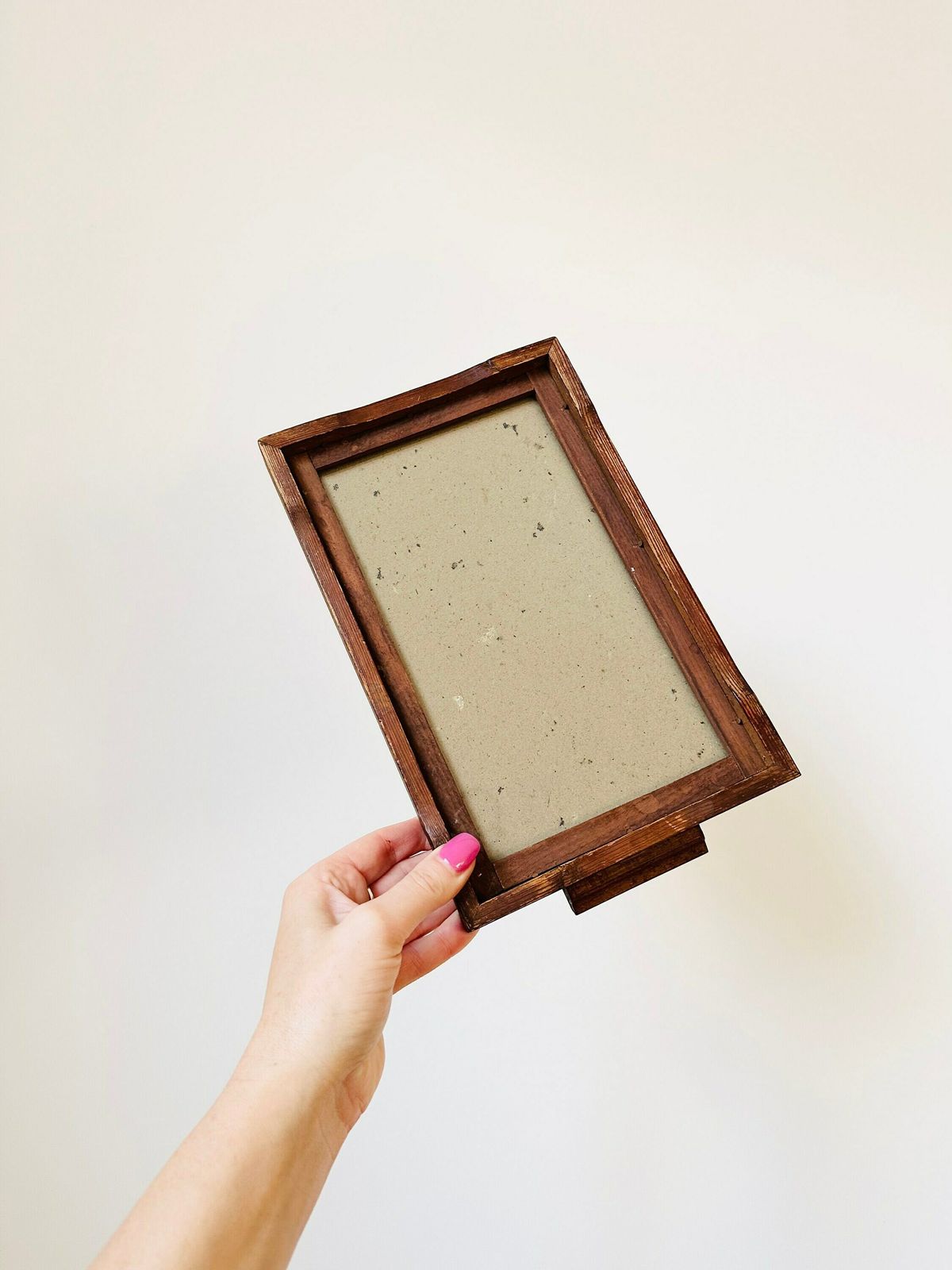 Wooden Tray With Watercolour Painting, Handmade Wooden Tray, Decorative Serving Tray photo buy
