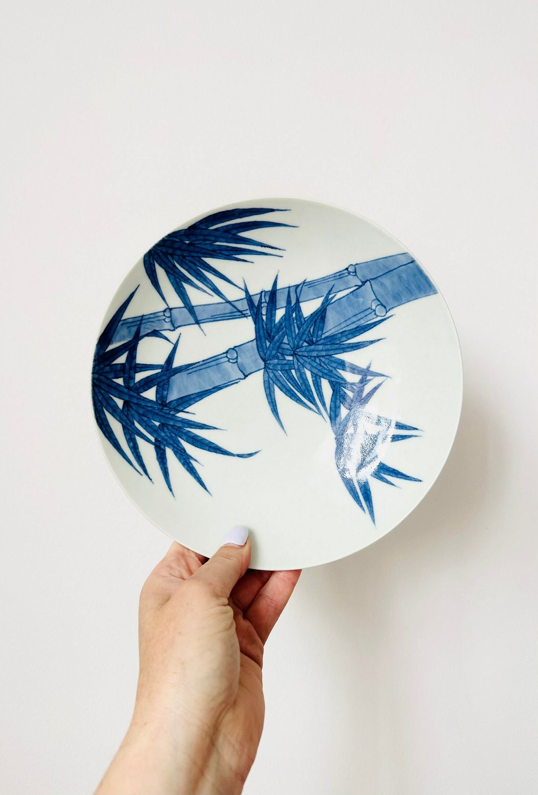 Antique Japanese Nabeshima Porcelain Bowl, Hand Painted Bowl, Blue And White Bowl photo Home Decor