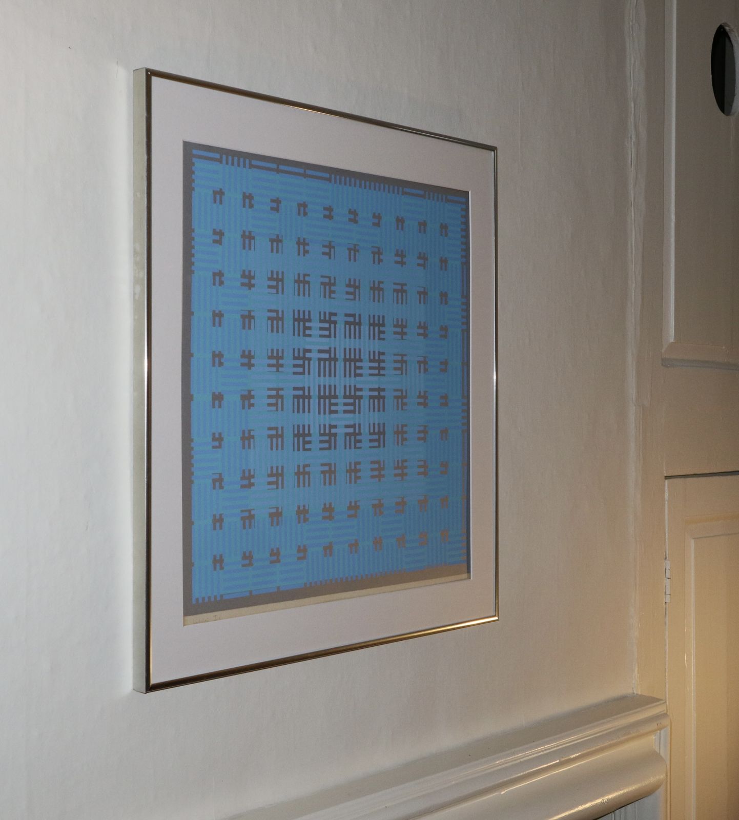 Abstract Modernist 1970s Ltd. Edn. Print No.10 Of 18   Manner Of Victor Vasarely (1906 1997) **Reduced** photo Art