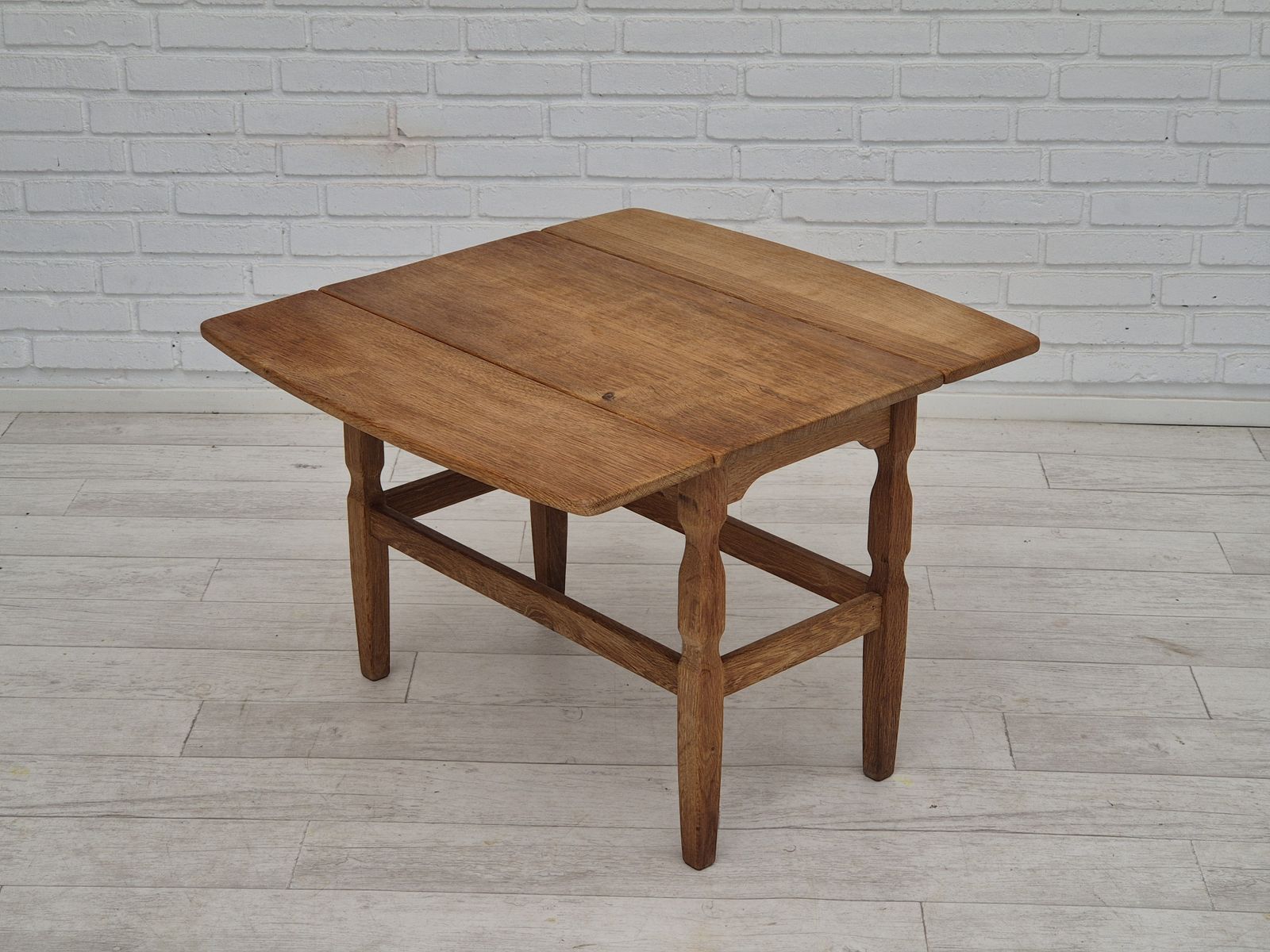 1970s, Danish Design By Henning Kjærnulf For Eg Kvalitetsmøbel, Foldable Table, Oak. photo furniture