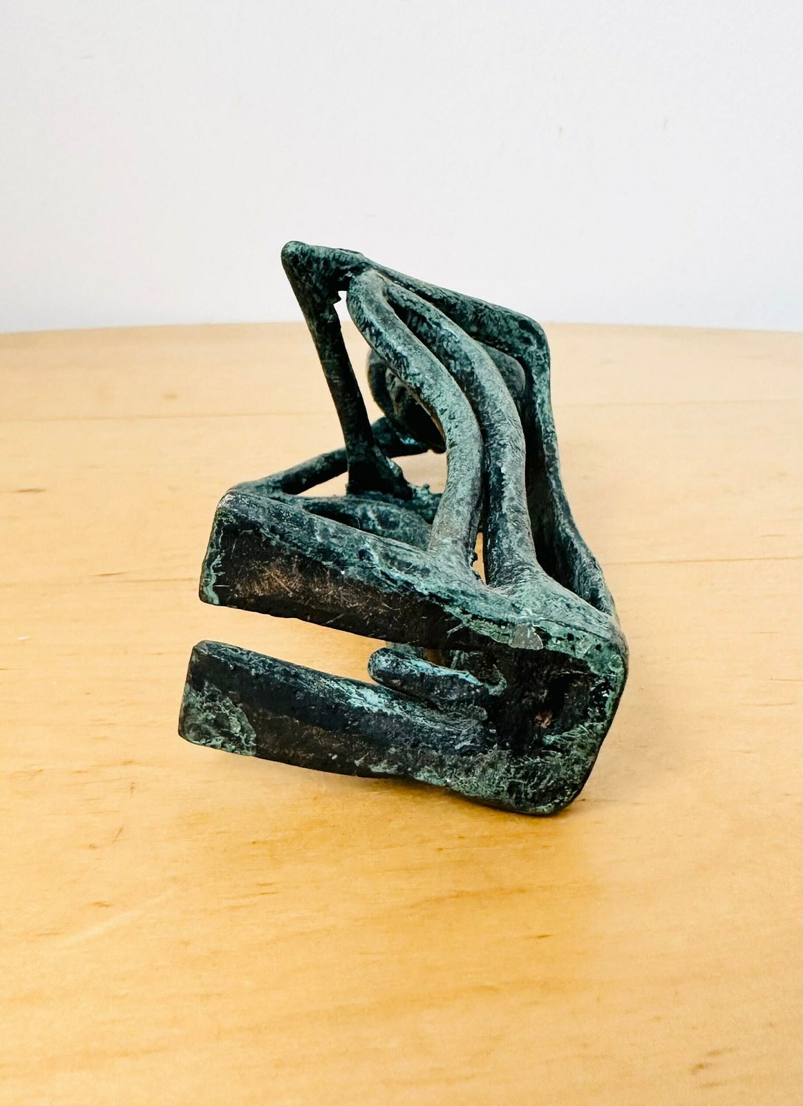 Handmade Leti Man Bronze Sculpture, Leti Islands Maluku Archipelago Indonesian Figurine, Cast Bronze, Tribal Art, Vintage Sculpture photo buy