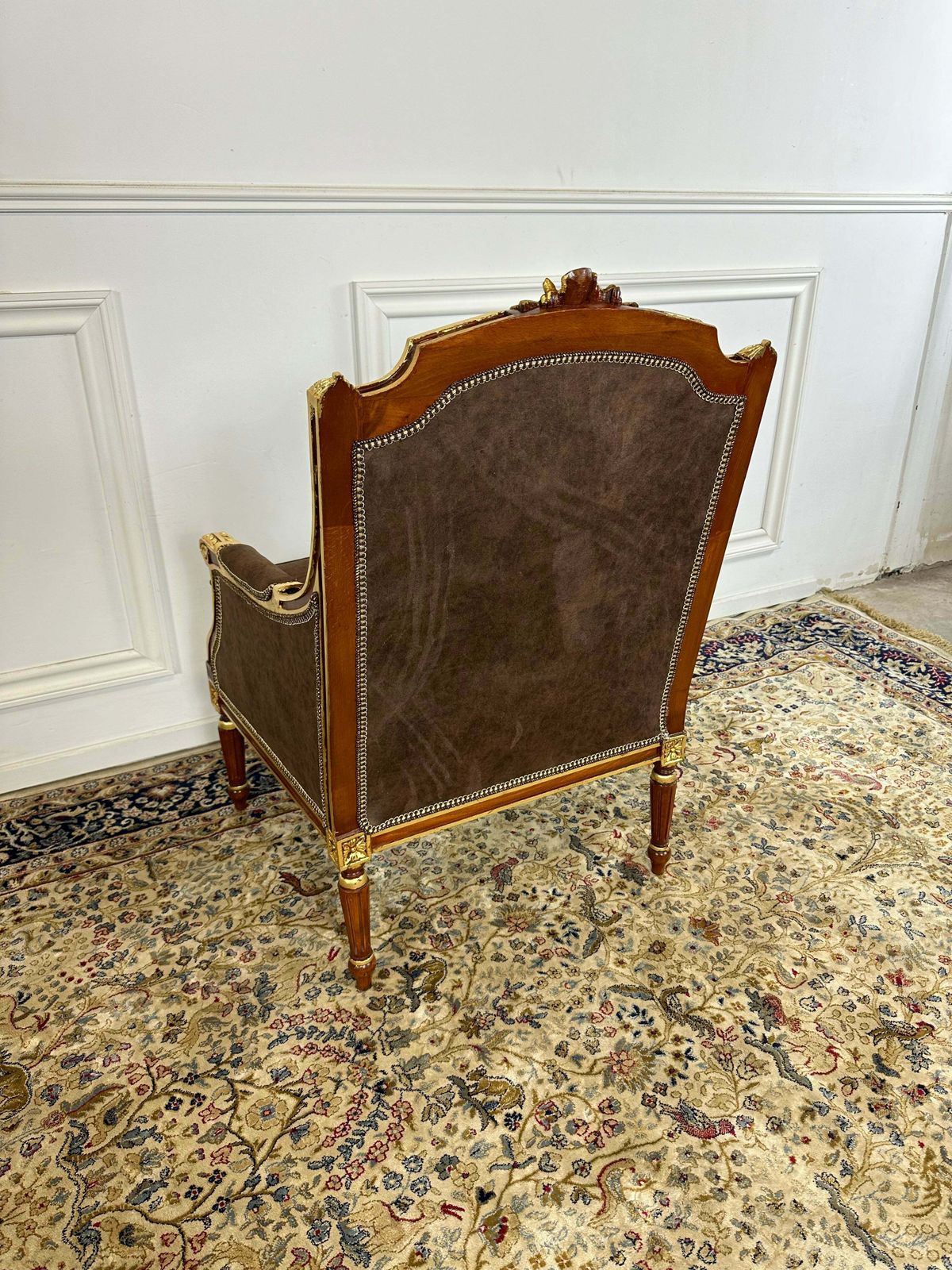 Beautiful French Napoleon Arm Chair With Bronze Ormolu (X6 Available£ photo Furniture