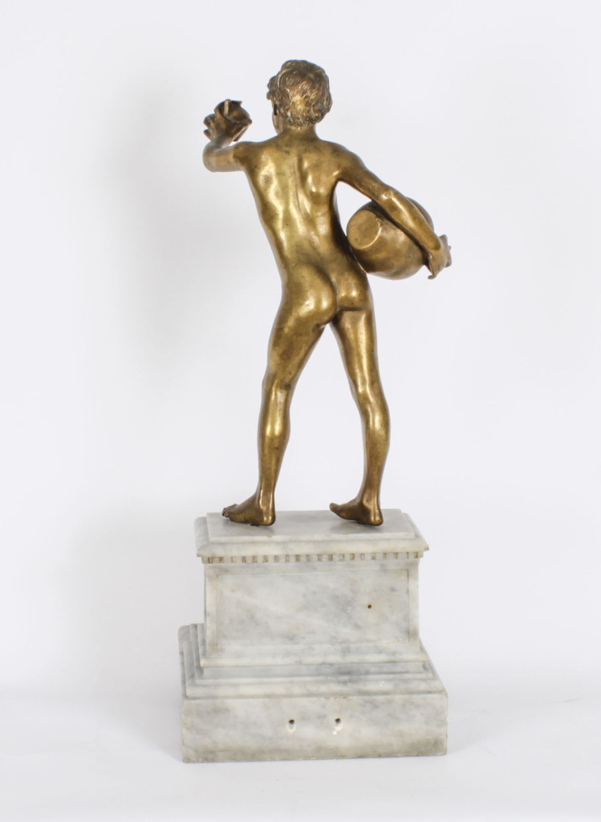 photo furniture Antique 65cm Bronze "The Water Carrier" Vincenzo Gemito 19th Century