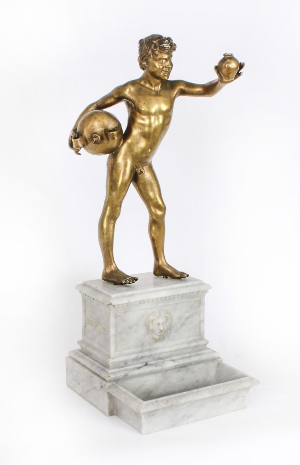 photo vinterior Antique 65cm Bronze "The Water Carrier" Vincenzo Gemito 19th Century