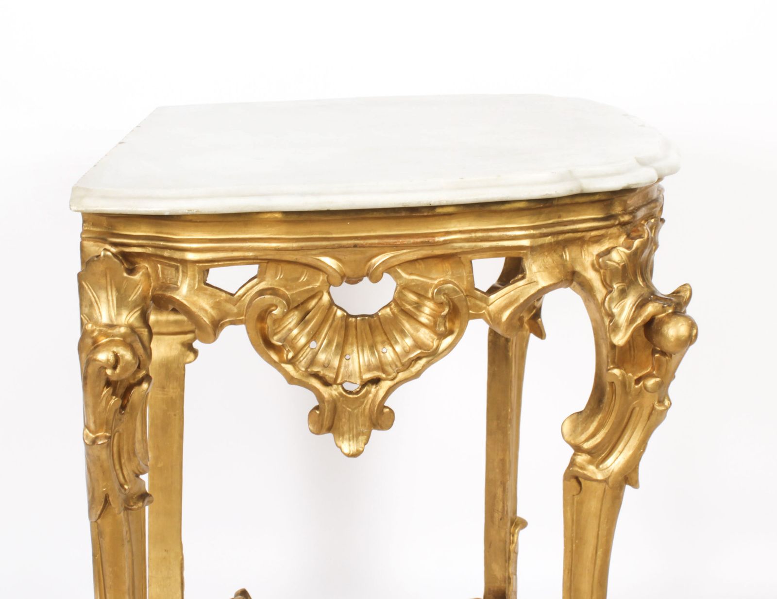 5250.0 French Rococo Carved Giltwood Console Pier C1770 18th C photo