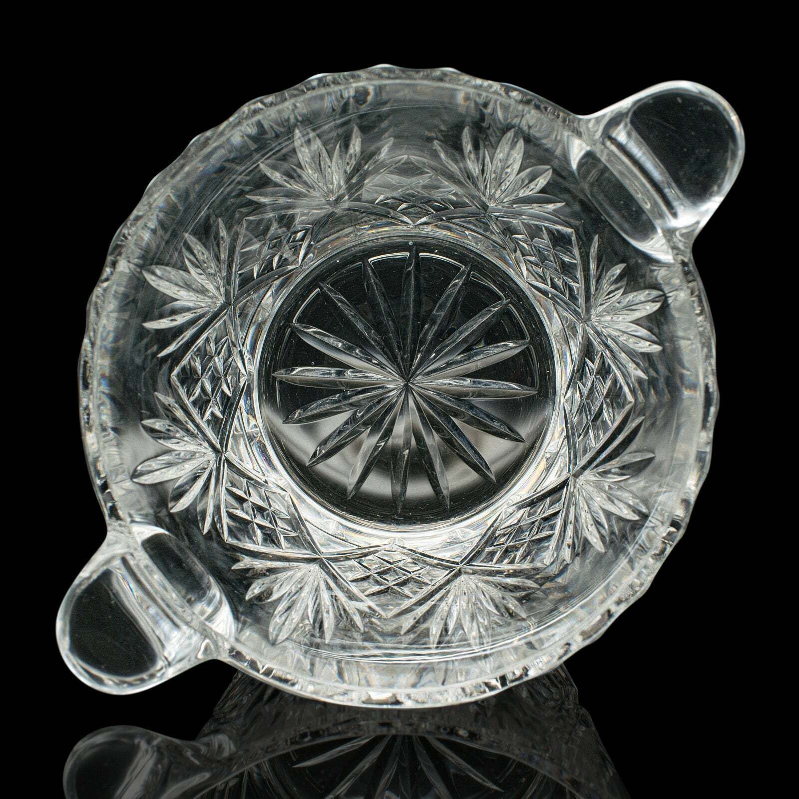 photo furniture Vintage Wine Cooler, English, Cut Glass, Ice Bucket, Mid Century, Circa 1960