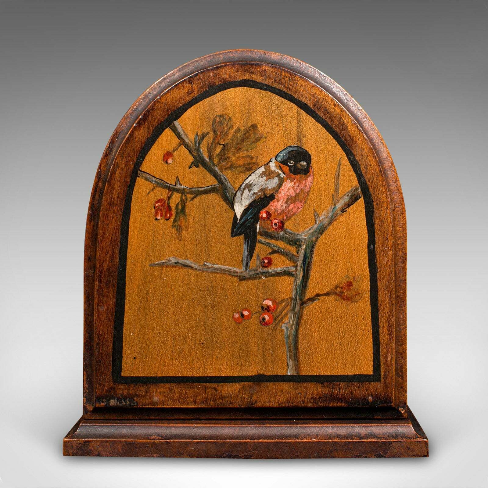Antique Ornithologist's Book Rest, English Pine Bookslide, Bird Motif, Victorian photo 495.0