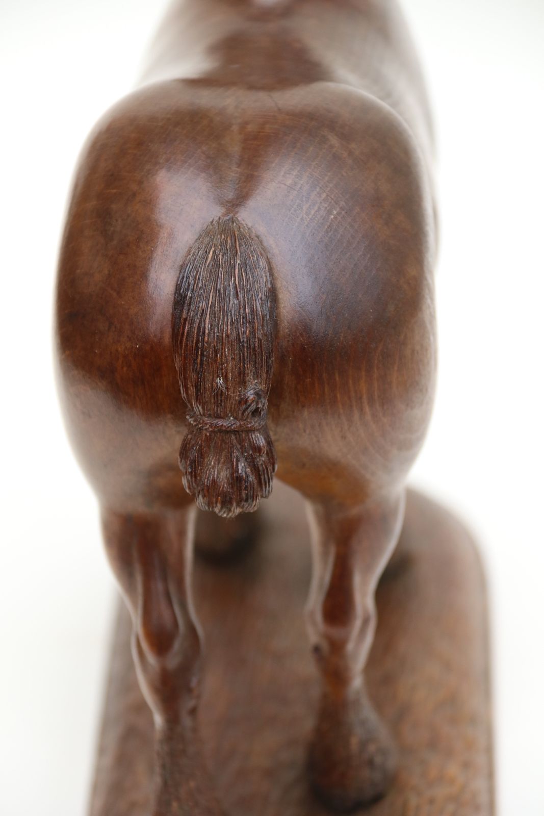 photo buy An  English Hand Carved Study Of A Belgian Draught Horse Stallion, Circa 1930