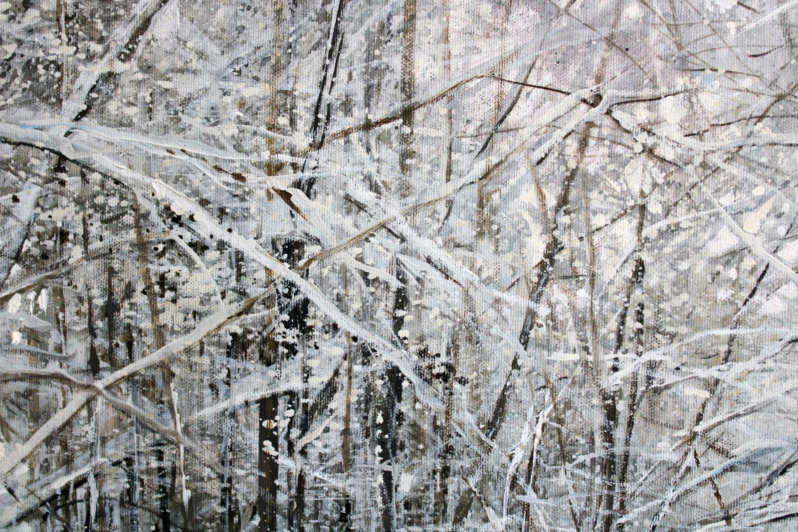 Janis Zingitis Winter Road In The Forest. 2023, Oil On Canvas, photo Art