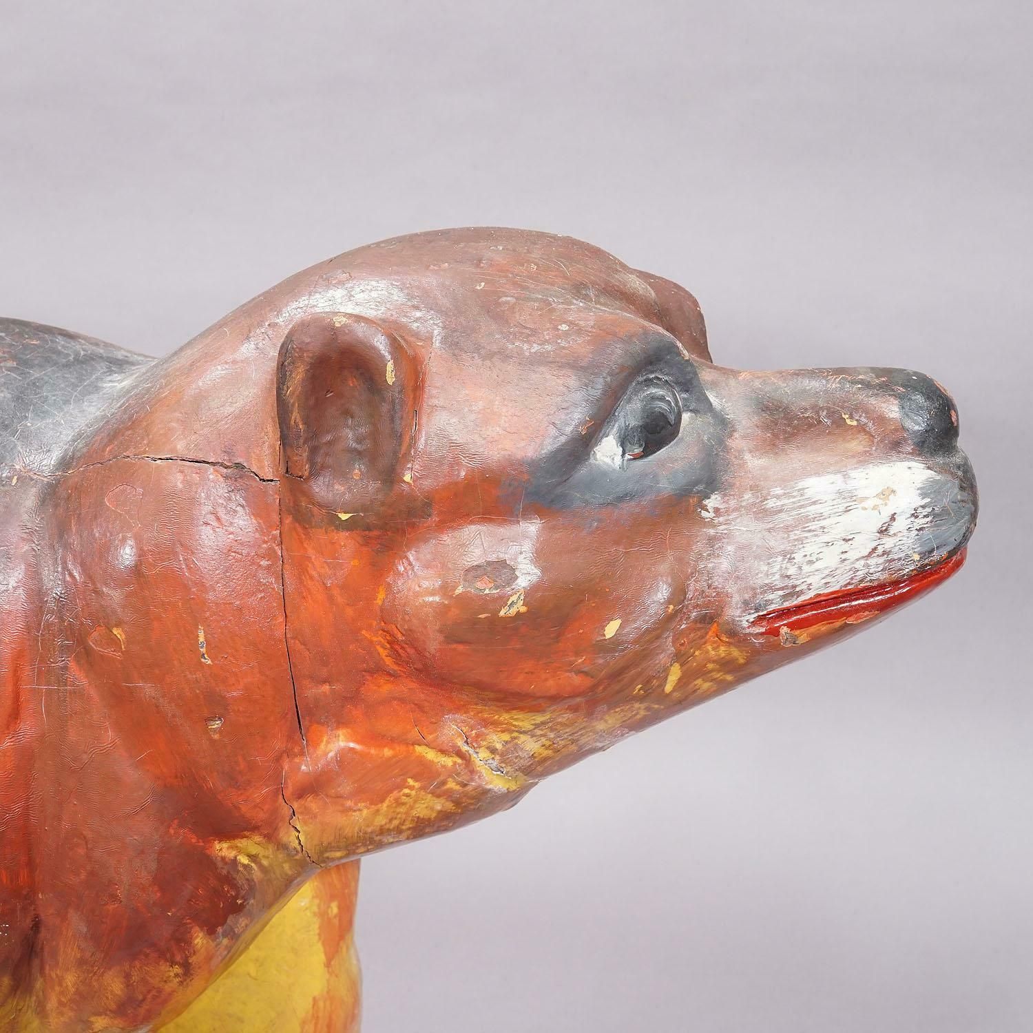 Rare Antique Children Carousel Bear, Germany Early 20th Century photo buy