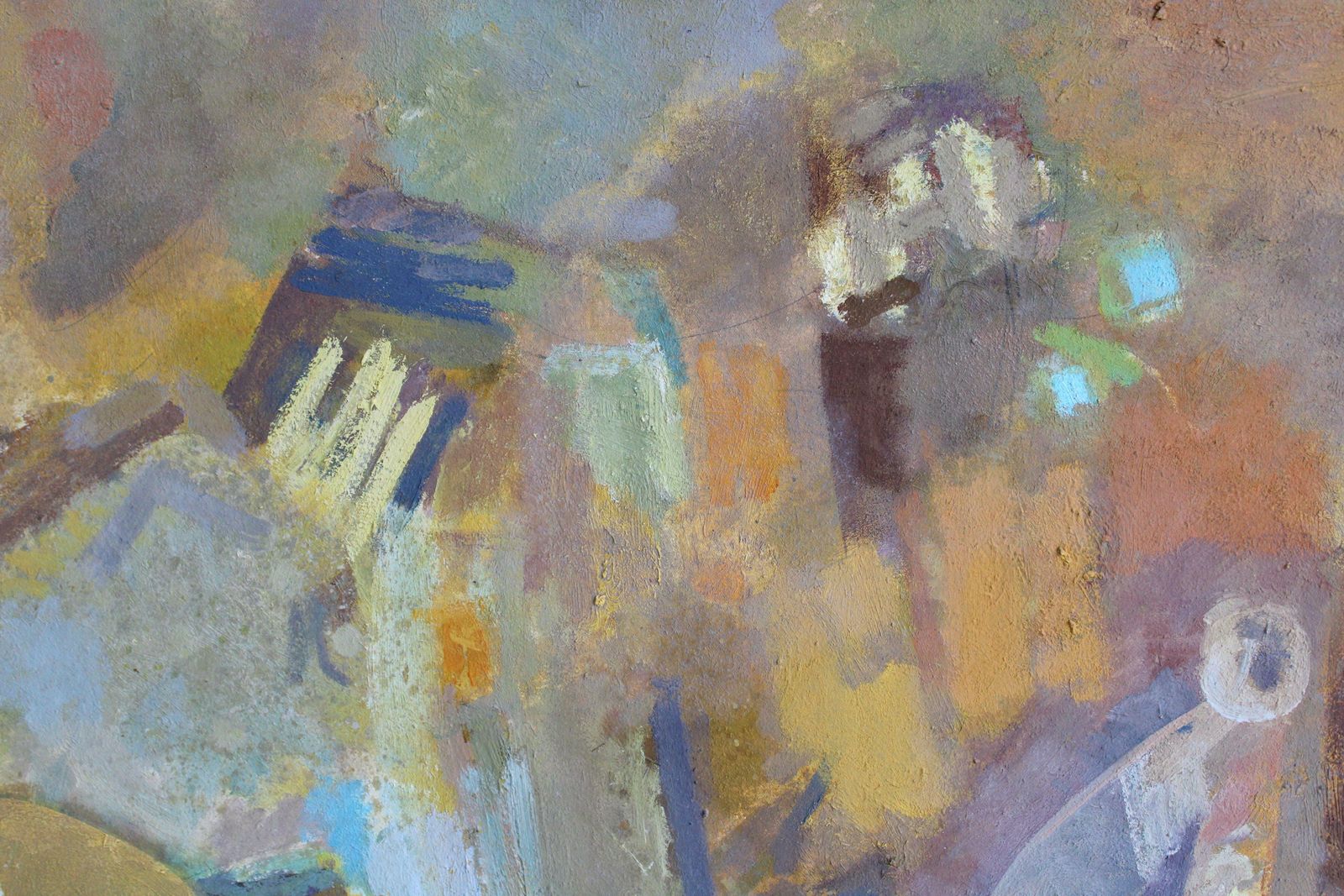 Victor Karnauh Meeting II. Oil On Canvas, photo Art