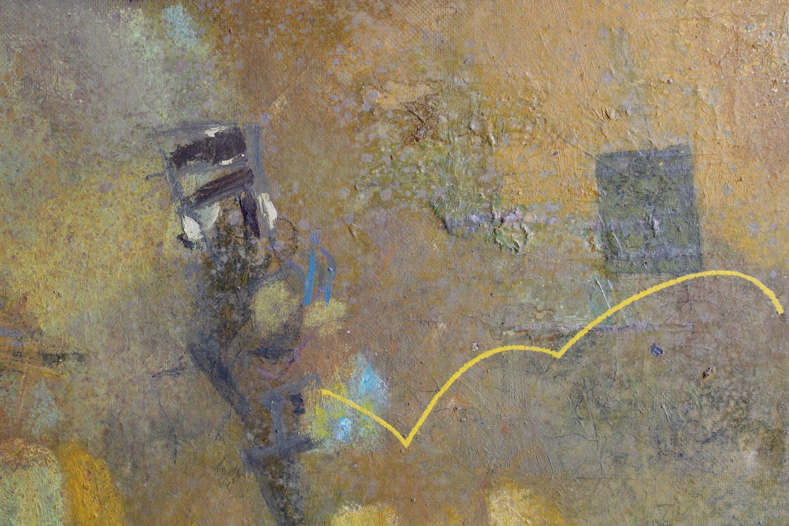 Victor Karnauh Meeting. 1998. Oil On Canvas, 100 X 99. 5 Cm 1998 photo Art