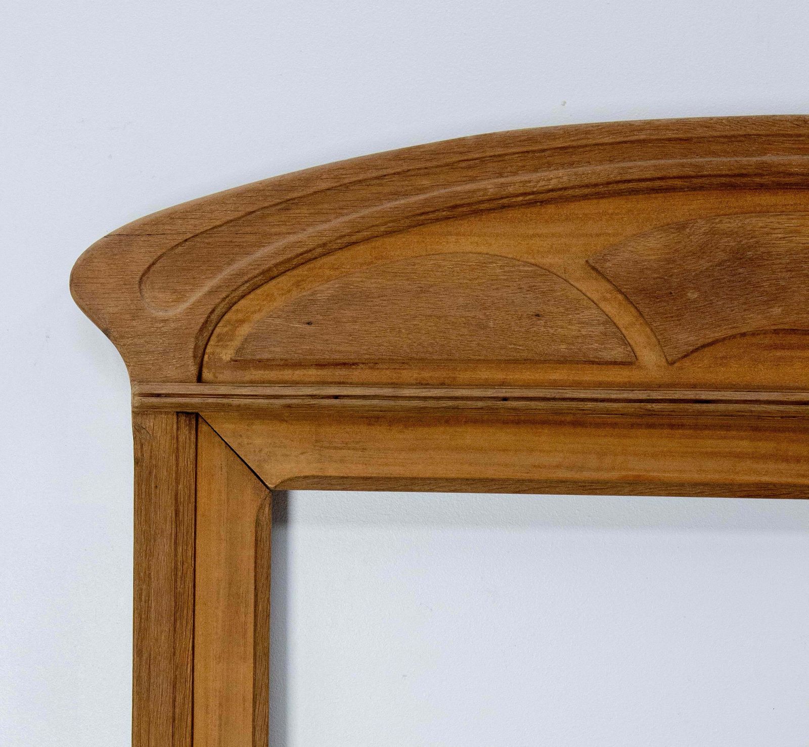Large Art Nouveau Frame For Mantelpiece Mirror Or Picture Teak, Circa 1920 photo 950.0