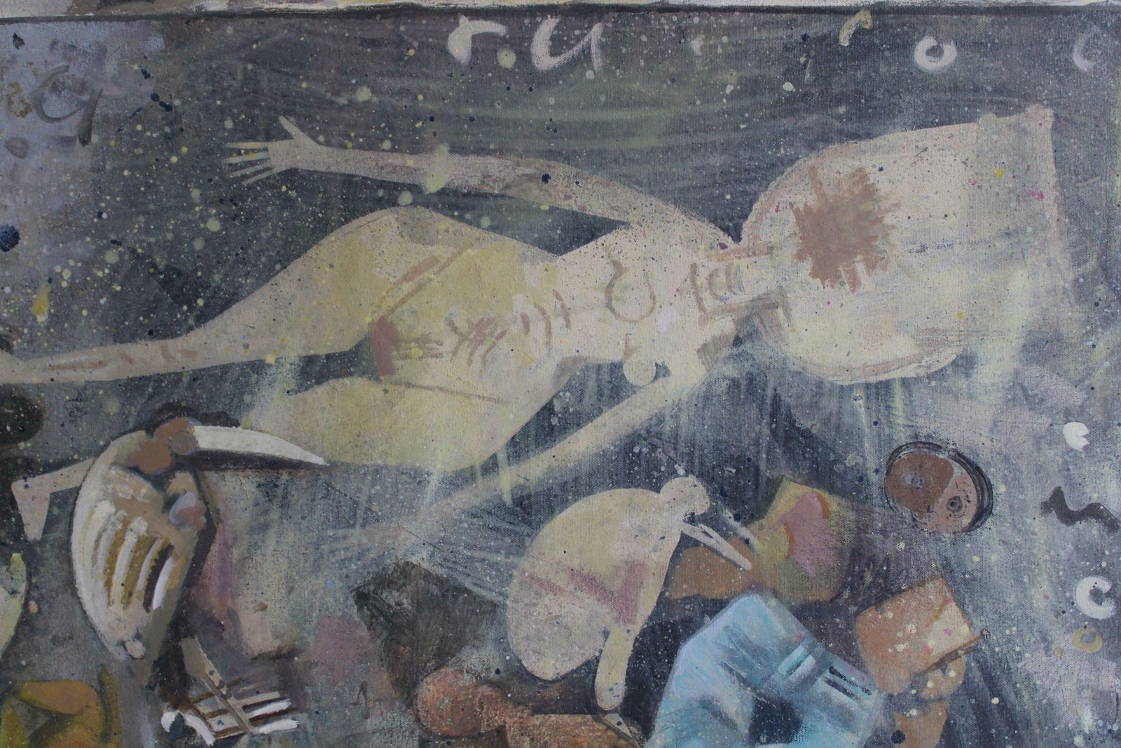Victor Karnauh Flight. 1999. Oil On Canvas, 76x91 Cm 1999 photo furniture