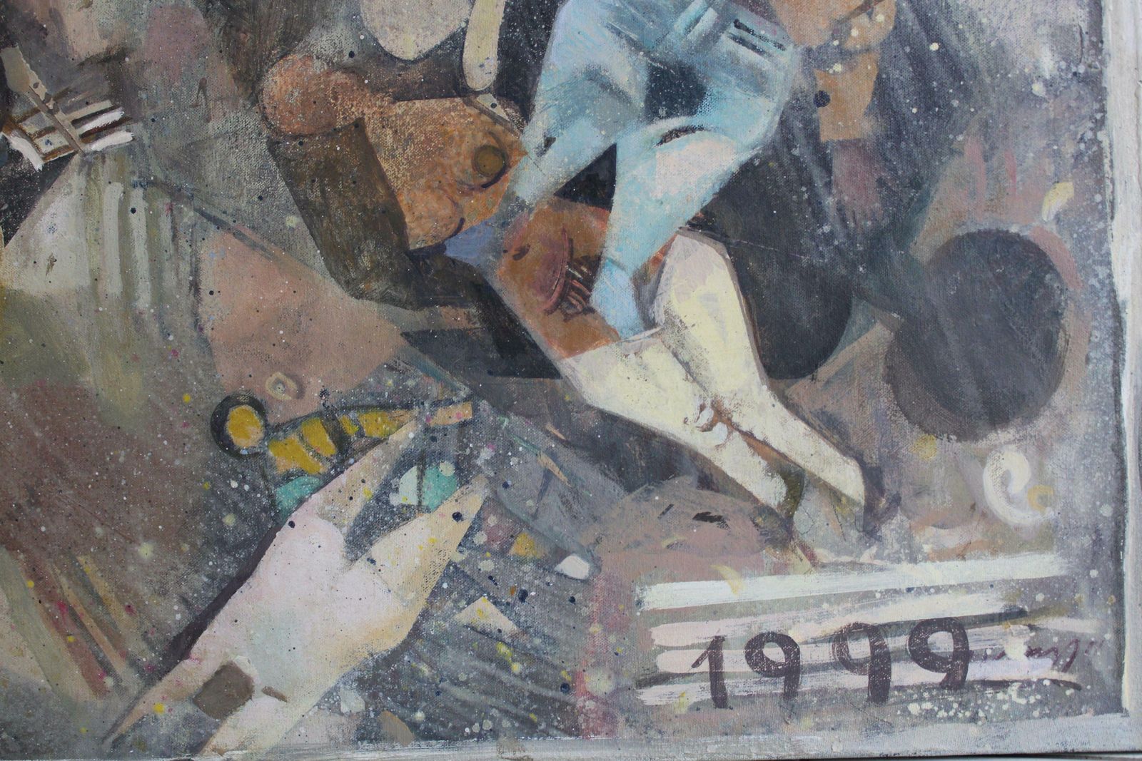 Victor Karnauh Flight. 1999. Oil On Canvas, 76x91 Cm 1999 photo for sale