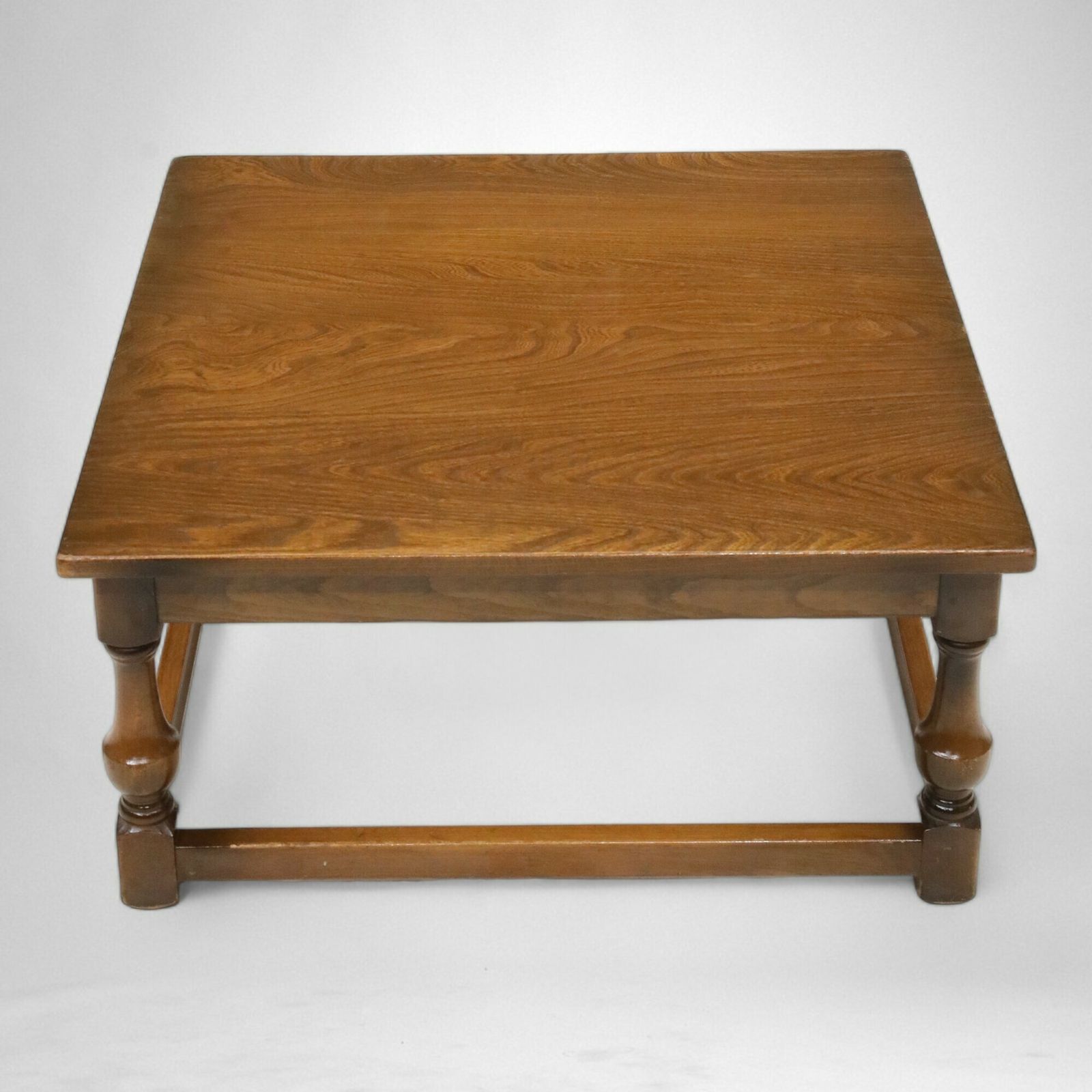 Ercol Square Low Coffee Table In Golden Dawn Finish 69cm Square Free Uk Delivery