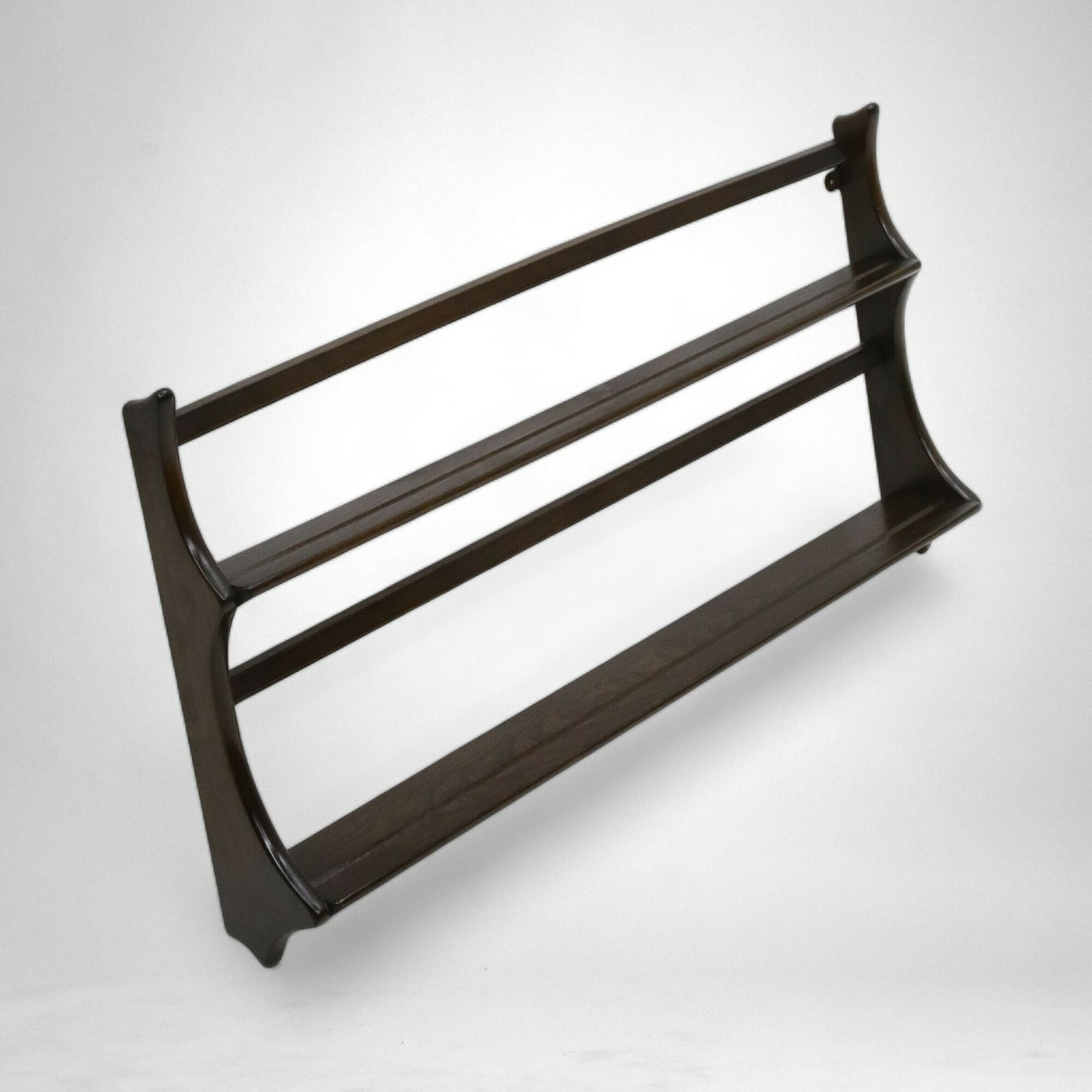 Ercol Windsor Plate Rack Model 268 Dark Finish Vgc Free Nationwide Delivery