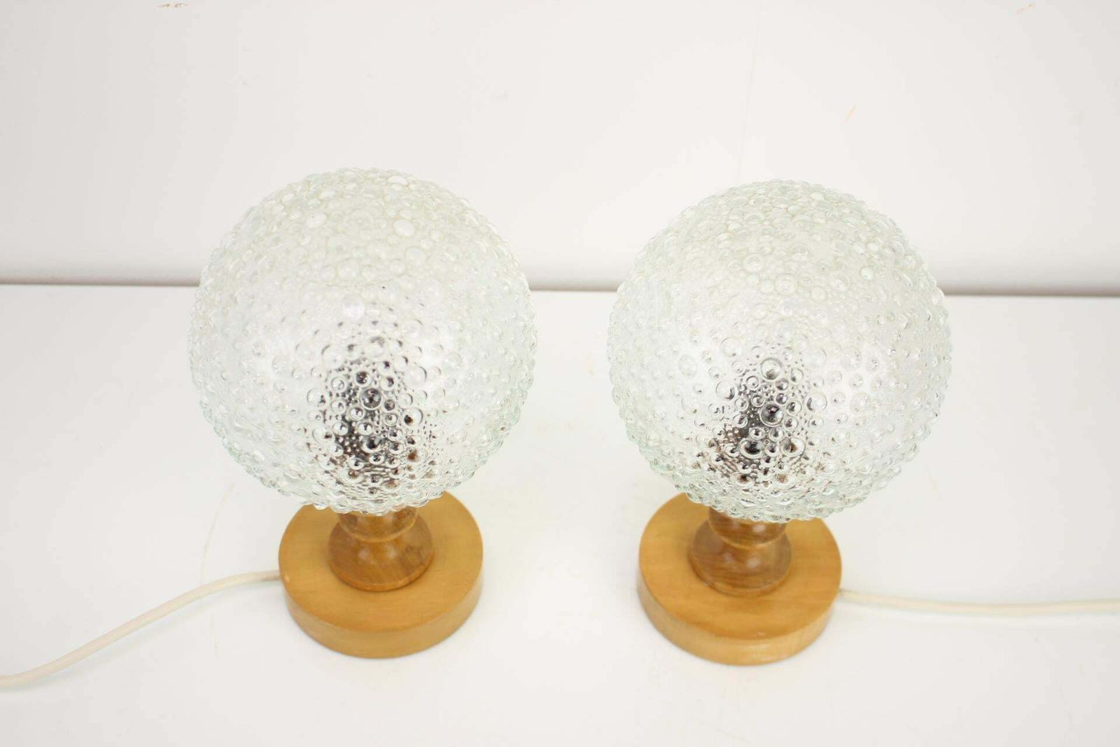 Pair Of Mid Century Table Lamps, 1970's, Hungary photo furniture