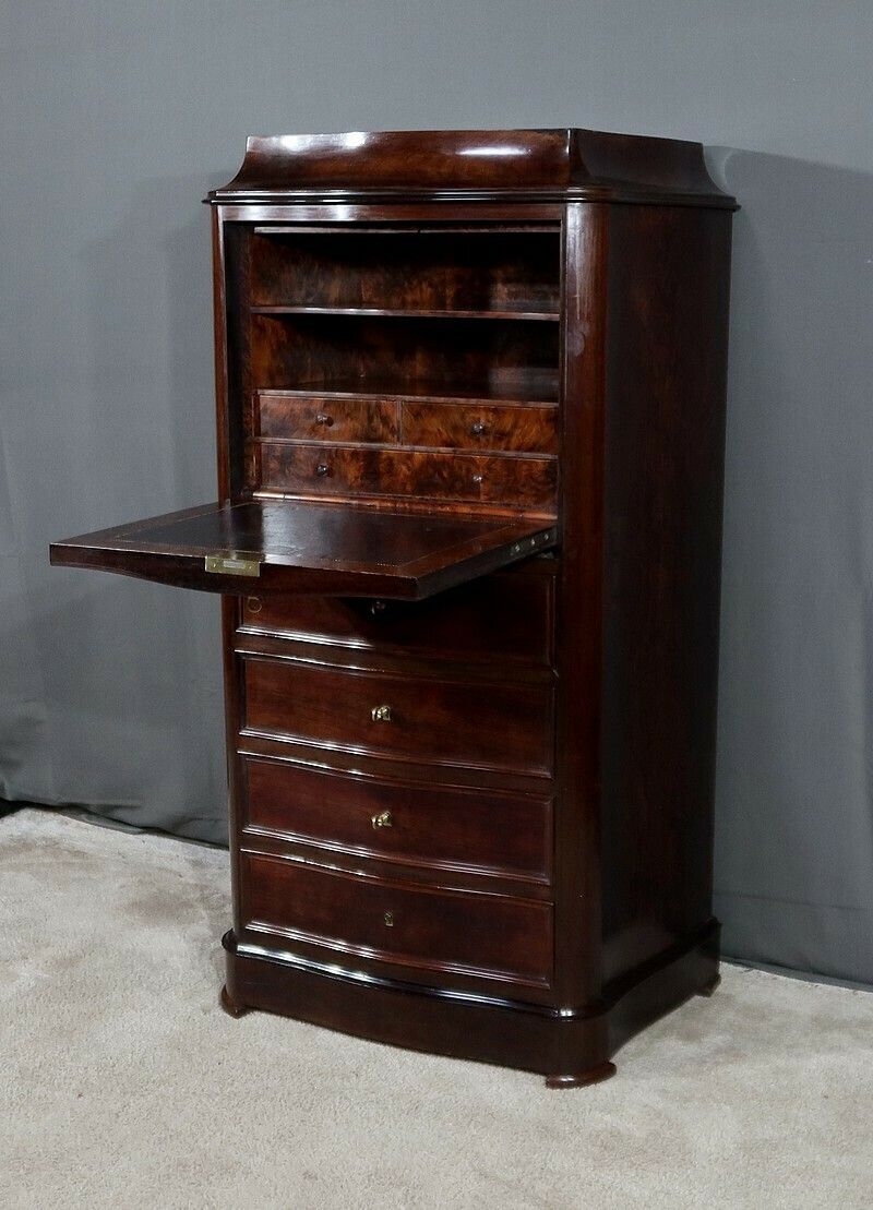 Weekly Secretary In Rosewood, Napoleon III Period – Mid 19th Century photo Furniture