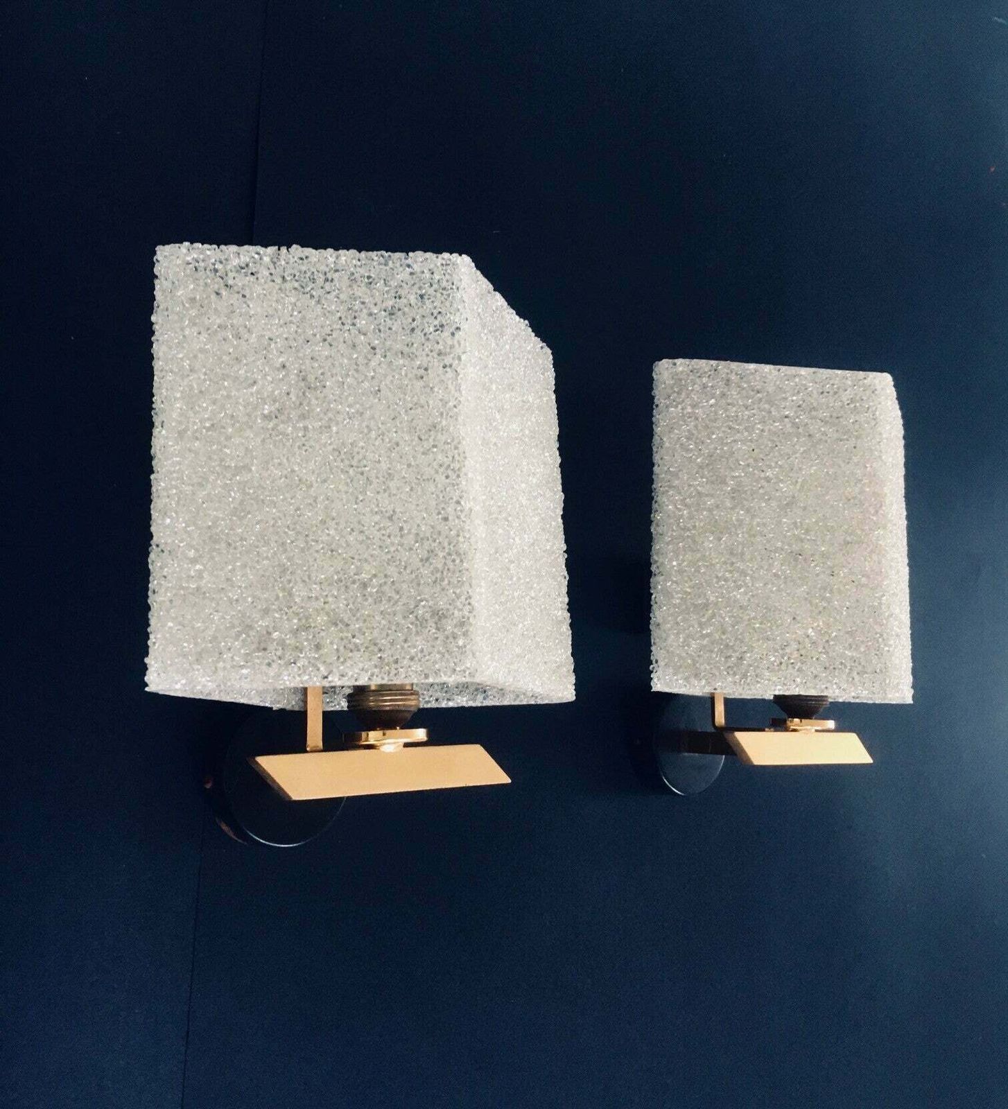 Franse Design Wandlampen, Inbouw – Set Van 2, Ca. Jaren 1960 photo vinterior