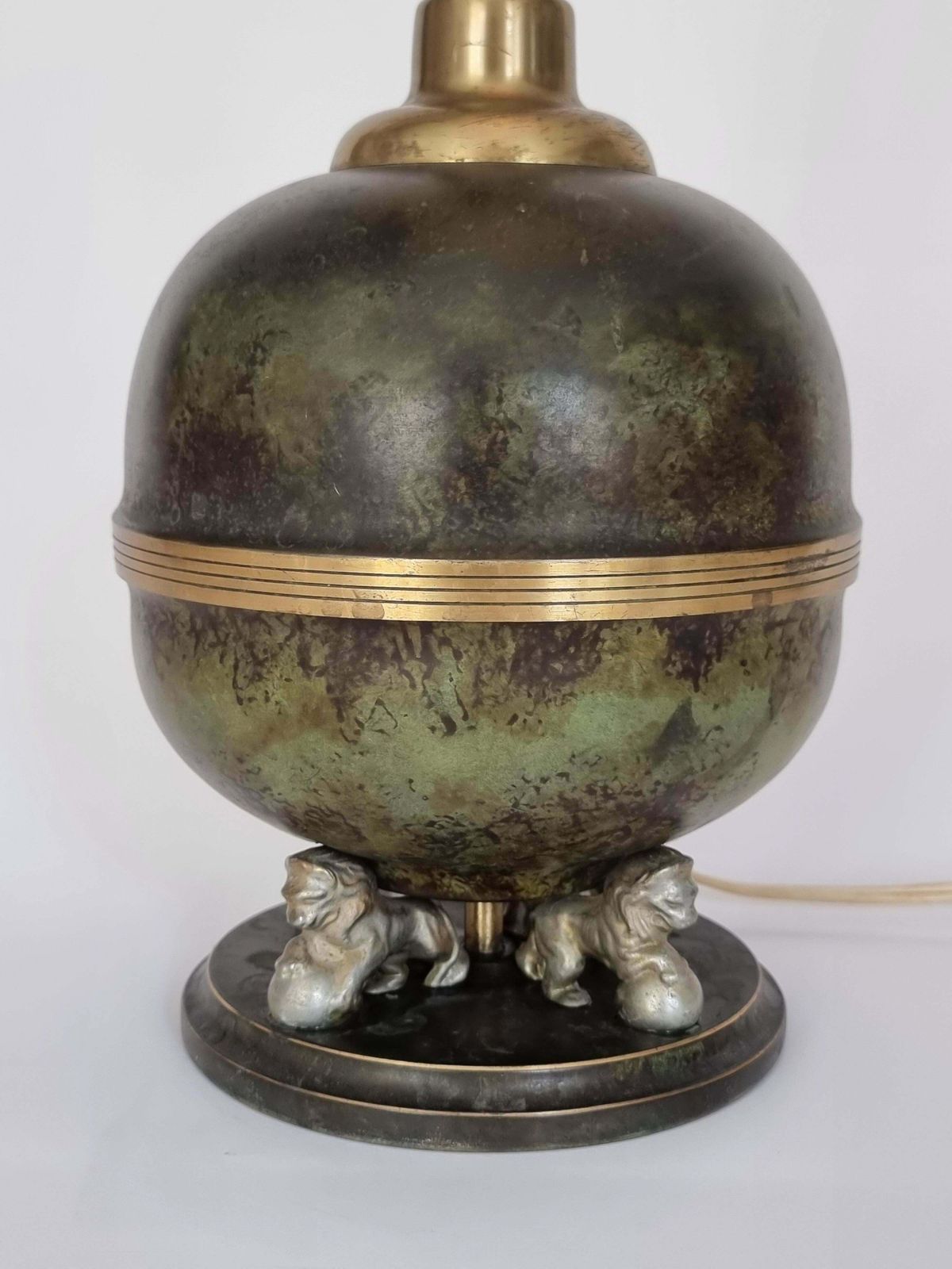photo furniture Table Lamp, Svenska Metallverken, Decor Of Lions, Swedish Grace