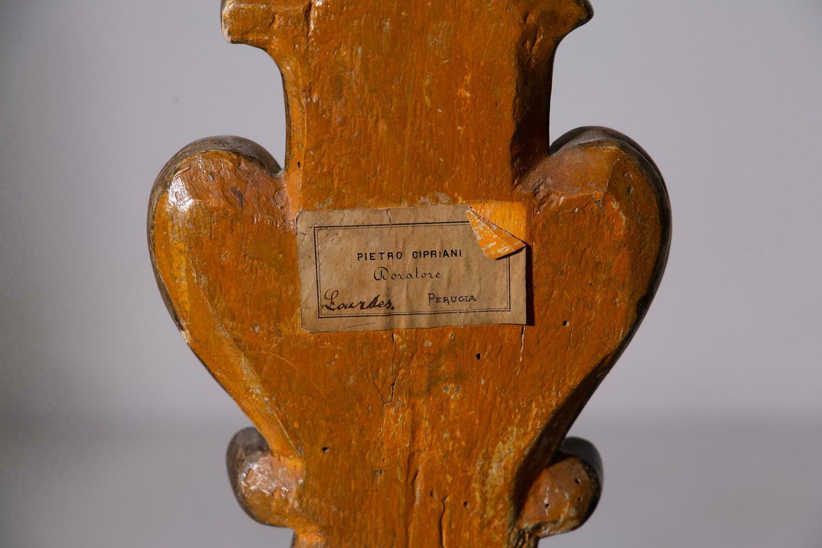 photo vinterior Pair Of Antique Wooden Lamps, Gilded By Pietro Cipriani