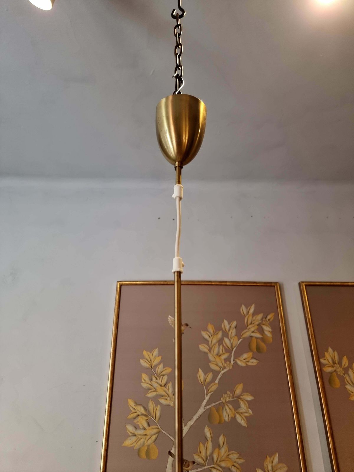 Hans Agne Jakobsson, Brass Pendant Model “T549/6 Carolin", Scandinavian Modern photo buy