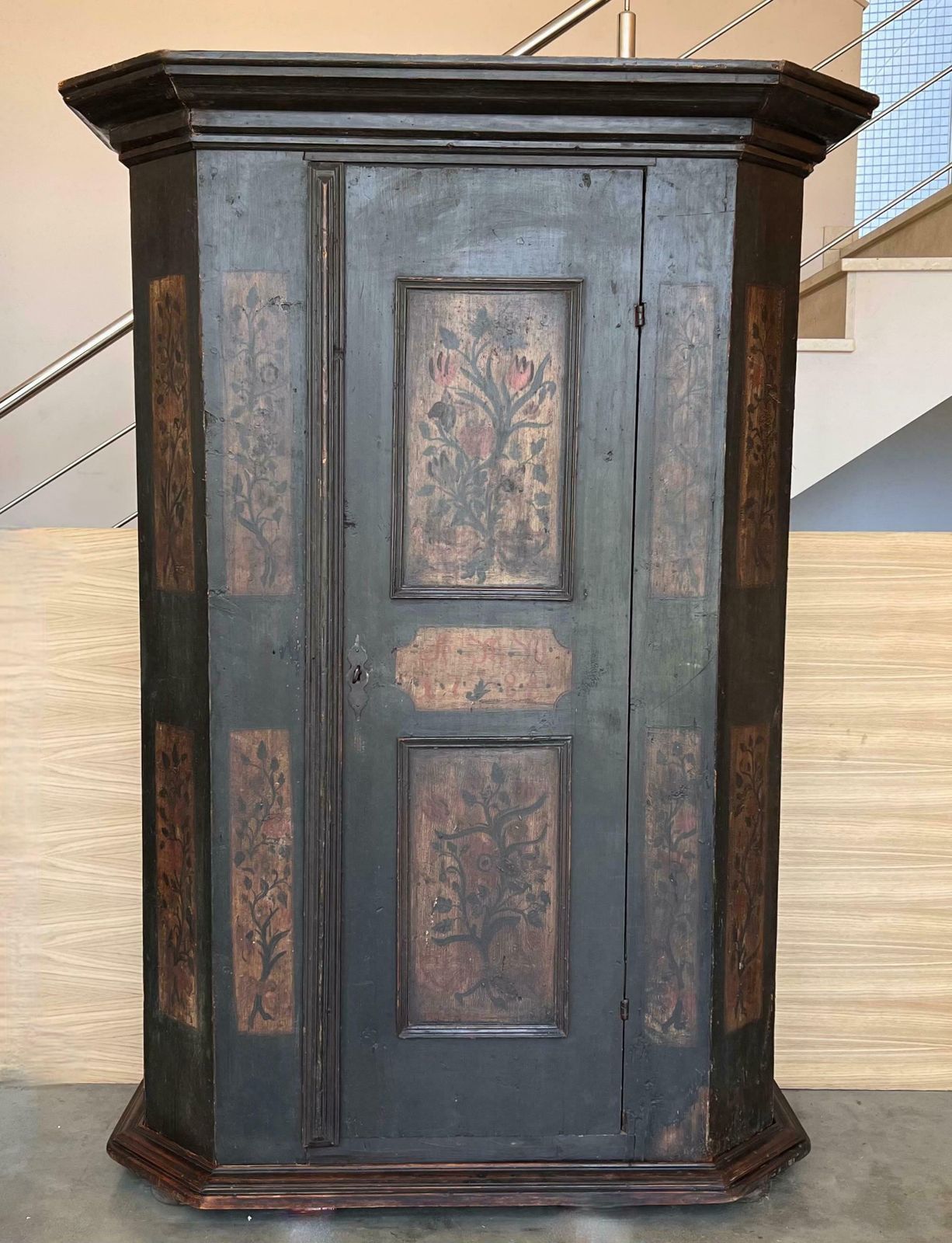 1788 Spanish Painted Wardrobe, 1700s photo furniture