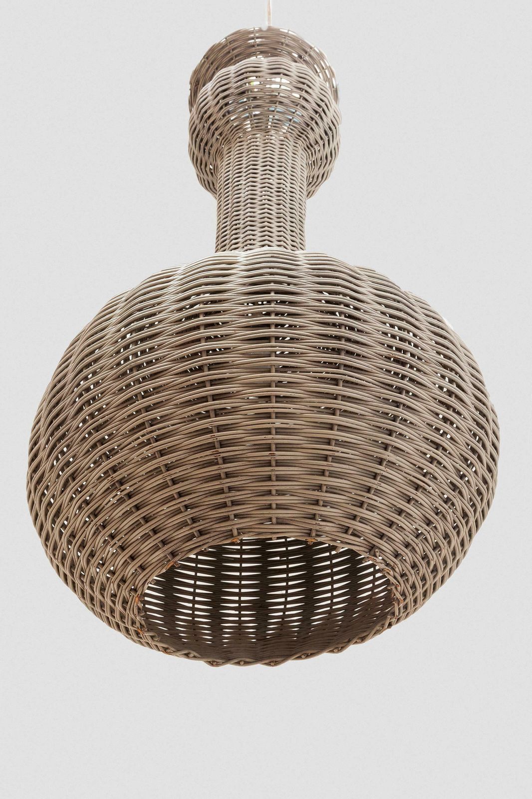 Large Modern Wicker Pendant Lamp, Italy, 1960s photo 2249.0