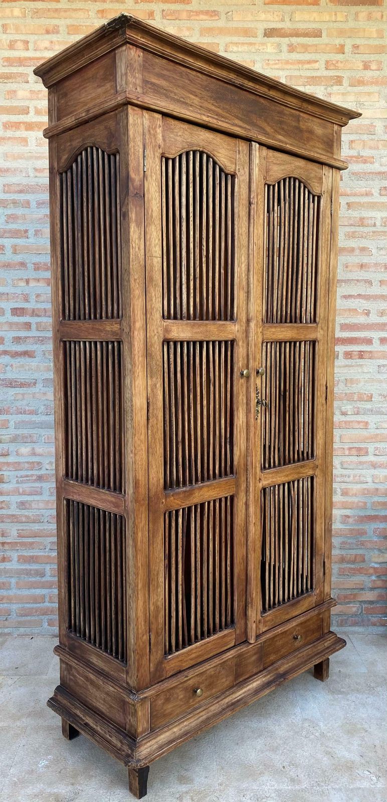 18th Century Cupboard Or Cabinet, Wine Rack, Pine, French, Restored photo vinterior