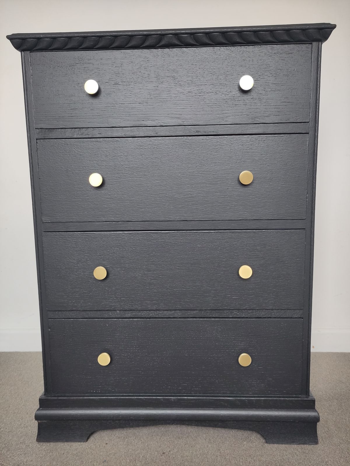 Solid Wooden Painted Chest Of Drawers photo furniture