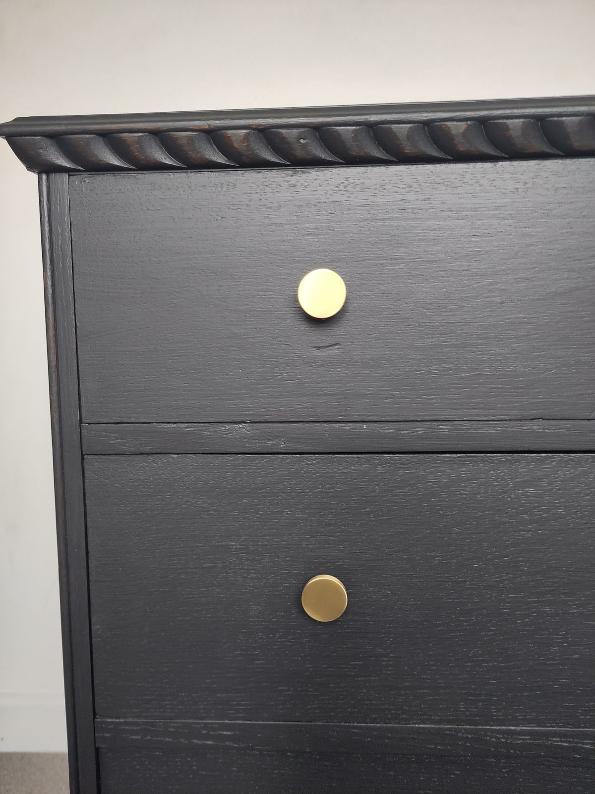 Solid Wooden Painted Chest Of Drawers  3 Drawers photo for sale