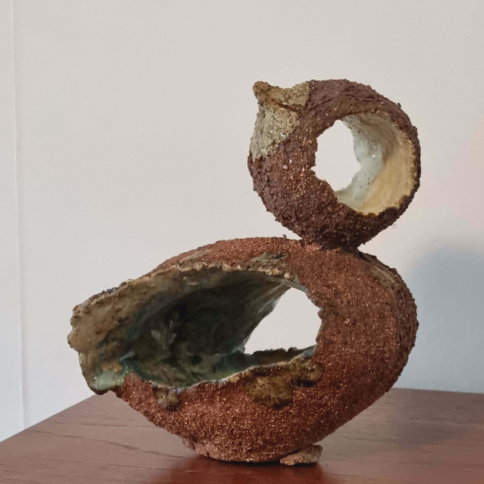 photo vinterior Tyra Lundgren, Sculpture In Stoneware, Sweden 1960s