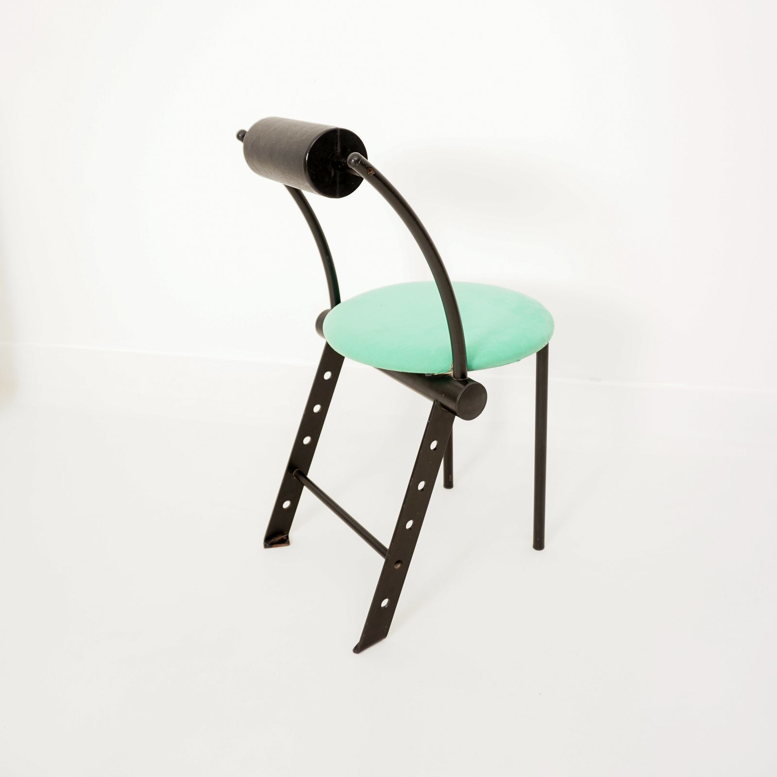 Postmodern Green Chair, 1980, 1980s